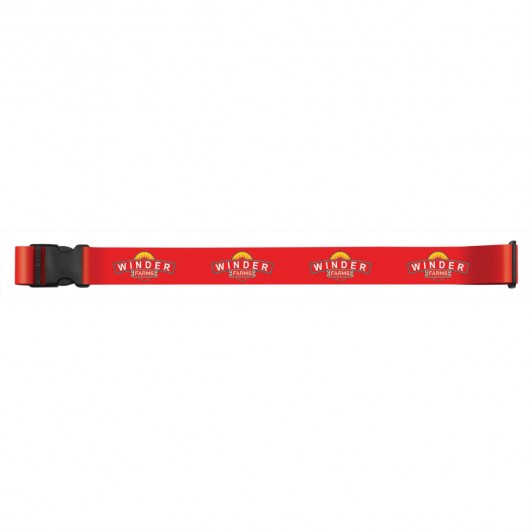 Miami Luggage Strap Red